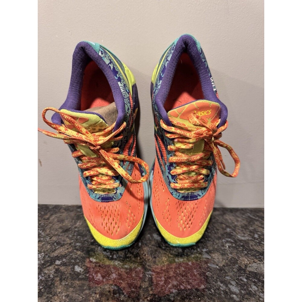 ASICS Lace-Up Athletic Sneaker GEL-Noosa Tri 10 Colorful T580N Size W 7.5 - Picture 4 of 7